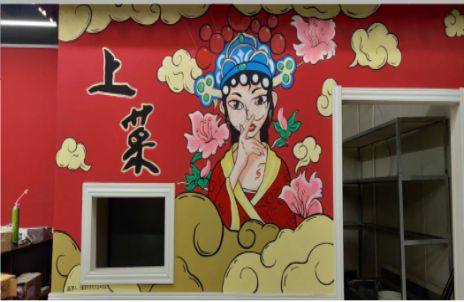 永德墙体彩绘的发展和应用