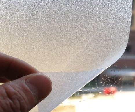 永德玻璃门外面粘广告用什么材料好？